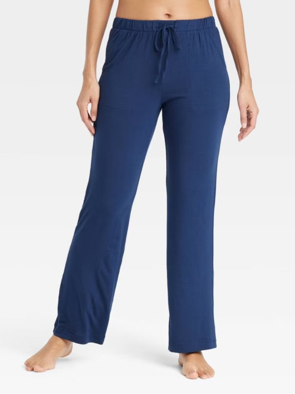 Women's Cloud Knit Modal Pajama Pants - Auden Navy Blue XXL
